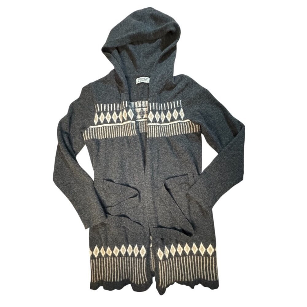Skhoop Angelika belted & hooded cardigan size medium